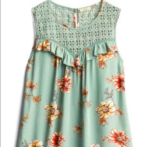 Jadie Crochet Detail Top